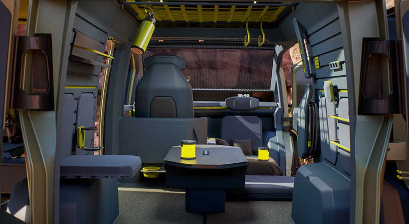 El interior se puede adaptar a diferentes necesidades. Foto: Kia