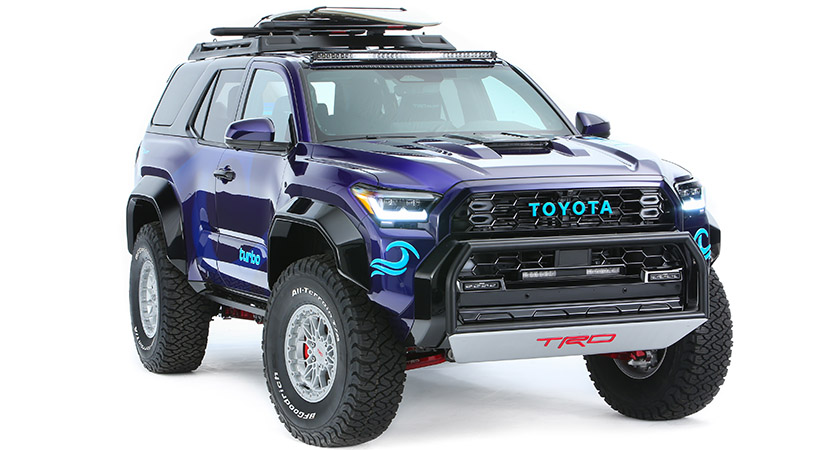 De acuerdo con Toyota, cada aspecto del 4Runner TRD Surf Concept fue cuidadosamente diseñado para reflejar su esencia costera. Foto: Toyota