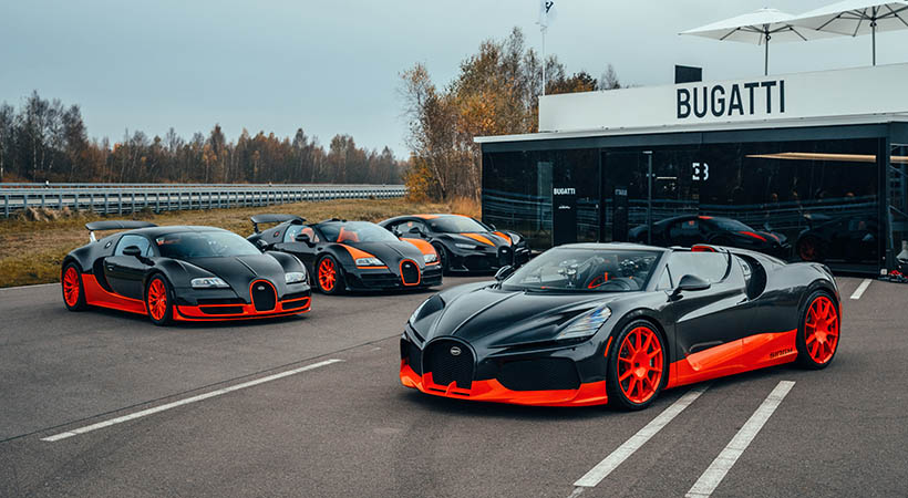 La firma francesa llevó a cabo esta hazaña hace algunos días, con la presencia del propietario del auto y Mate Rimac, CEO de Bugatti Rimac. Foto: Bugatti