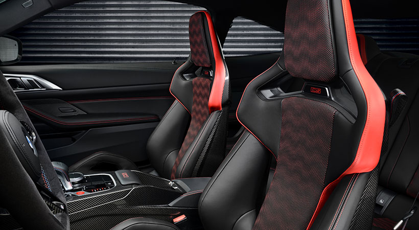 Los asientos deportivos de cubo te envuelven completamnente. Foto: BMW