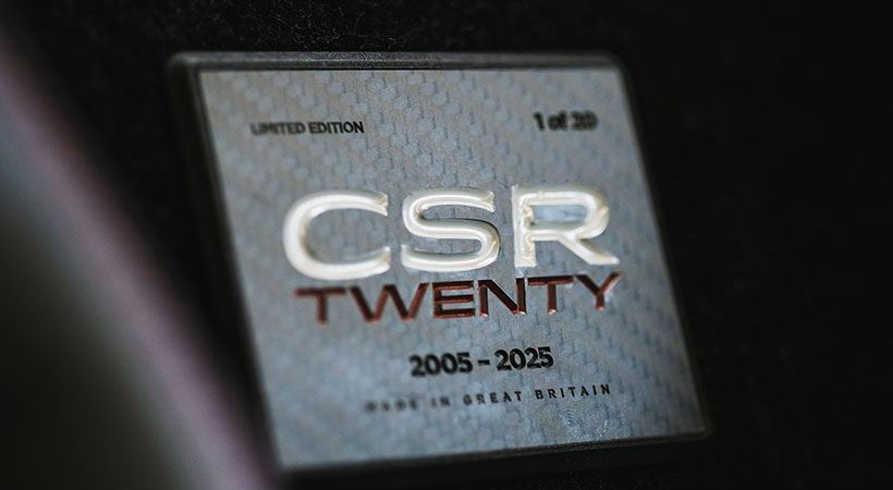 Cada uno de los 20 modelos incluirá una placa numerada individual entre los asientos. Foto: Caterham