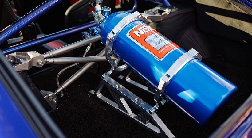 También se añadió un tanque de NOS para un extra de potencia. Foto: Eneos