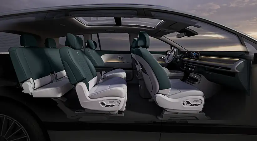 La segunda fila de asientos cuenta con sistema de masaje y reclinación.Foto: Hyundai