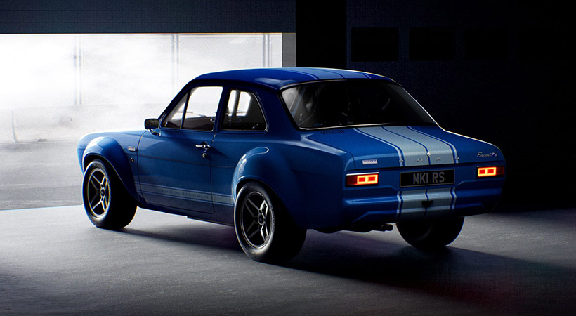Boreham Motorworks ha revivido el Escort RS con números de chasis oficiales de Ford. Foto: Boreham Motorworks