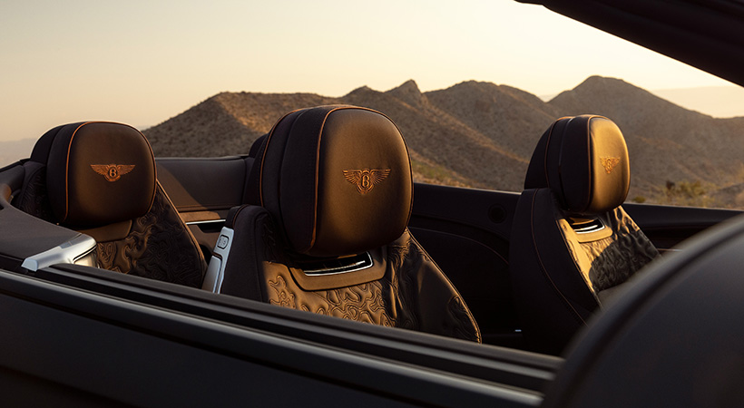 La colección ‘Expressions of Texture’, compuesta por cuatro modelos del Continental GT Speed Convertible, refleja la habilidad artesanal de Mulliner. Foto: Mulliner