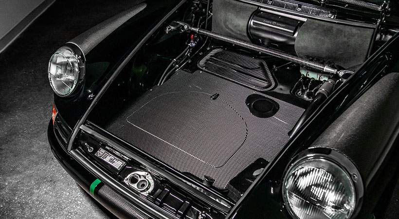 Todo el auto cuenta con múltiples elementos de fibra de carbono. Foto: Kamm