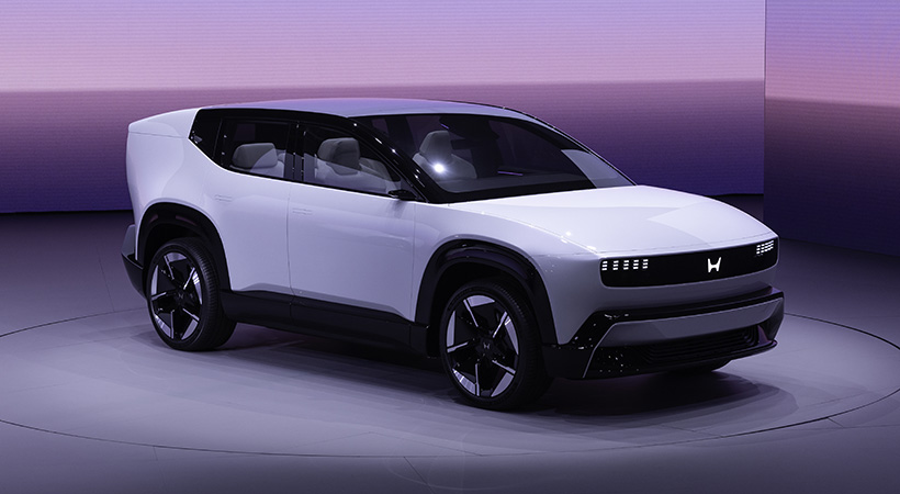 El SUV de la Serie 0 será el primero en llegar al mercado, a mediados de 2026 en Estados Unidos. Foto: Honda