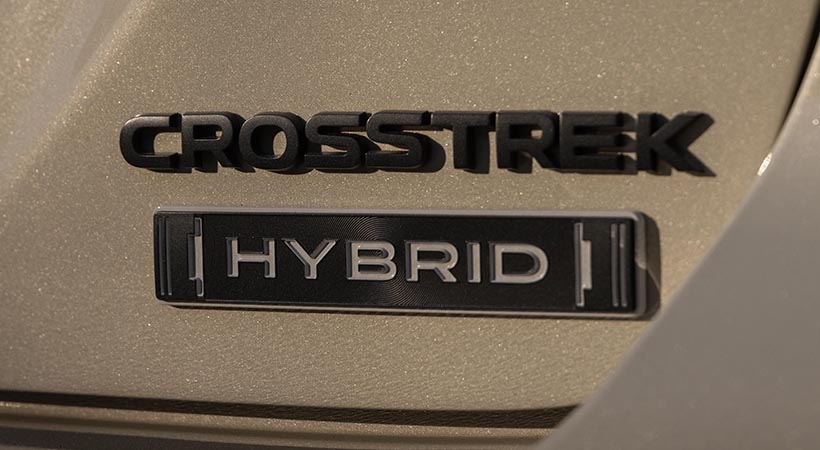Es probable que el Crosstrek Hybrid tenga un precio mayor, pero también se espera que ofrezca un mejor rendimiento de combustible en comparación con la versión no híbrida de 2.5 litros. Foto: Subaru