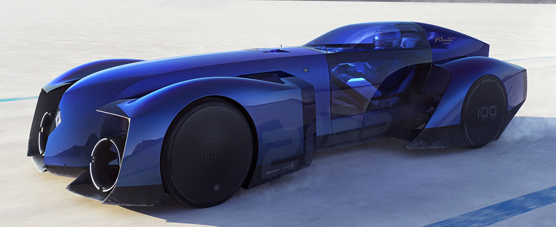 El Renault Filante Record 2025 es un prototipo eléctrico inspirado en modelos históricos de récord, diseñado para la eficiencia y autonomía