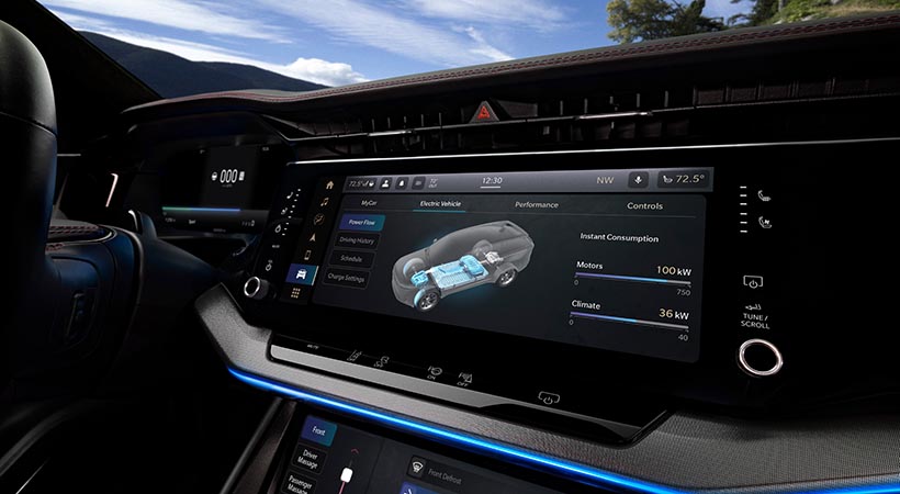 Si te gustan las pantallas te alegrará saber que en este todoterreno hay cuatro. Foto: Jeep