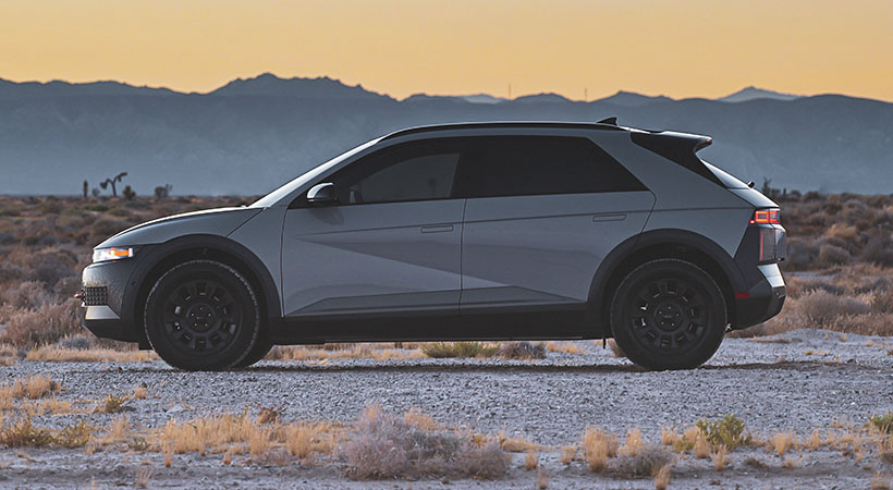 Durante las pruebas en caminos los caminos en los alrededores del Valle de Coachella, el XRT demostró un desempeño sólido. Foto: Hyundai