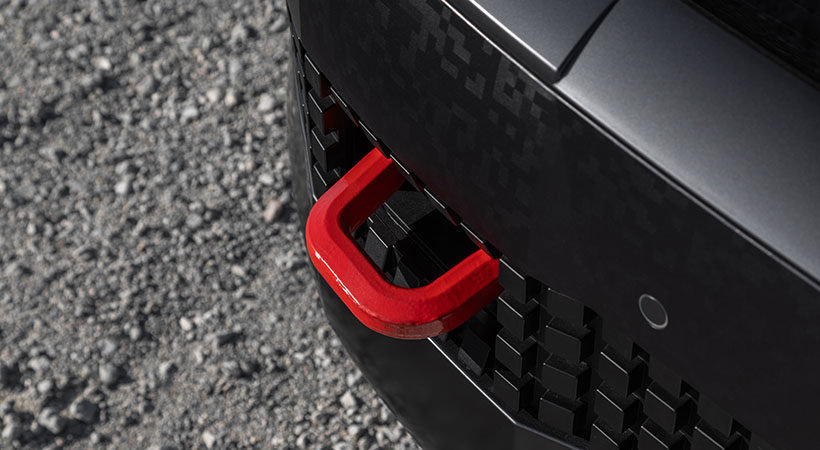 Al frente destacan los anclajes de color rojo. Foto: Hyuindai