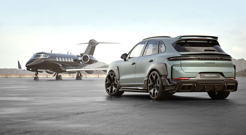 Adicionalmente, tenemos aletas de rueda que se han integrado con los faldones laterales rediseñados. Foto: Techart