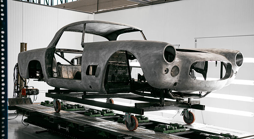 La restauración fue certificada por Maserati Classiche, que, además de emitir la Certificación de Autenticidad, verificó la fidelidad del auto a su estado original. Foto: Touring Superleggera