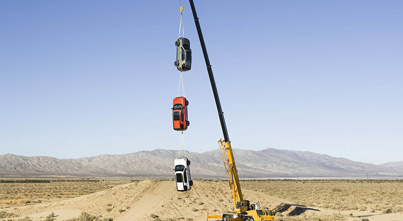 El modelo colocado en la parte más alta sostenía más de 14,000 libras desde sus puntos de recuperación delanteros. Foto: Honda