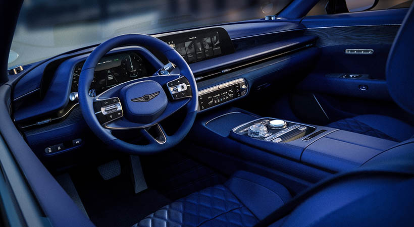 Interior del Genesis X Gran Convertible. Foto: Genesis