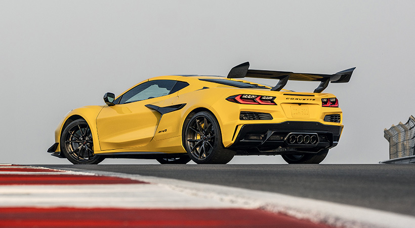 El diseño del ZR1 no solo es estéticamente impresionante, sino que también cumple funciones aerodinámicas esenciales. Foto Richard Prince 