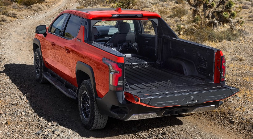 La caja de carga es amplia. Foto: Chevrolet