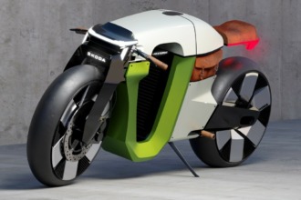 Škoda Modern Solid: una increíble moto eléctrica con aspecto futurista
