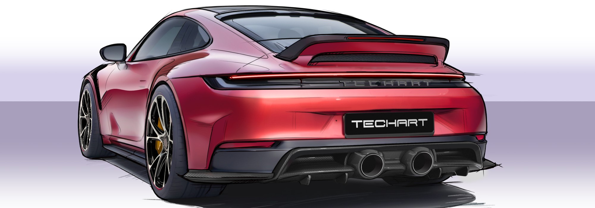 Porsche 911 por techart