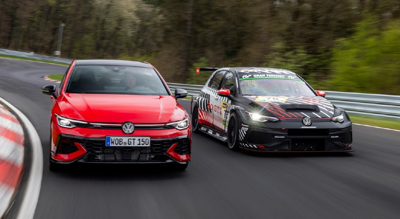 El Volkswagen Golf GTI Edition 50 no solo suma un récord en Nürburgring, sino que también se corona como el GTI más poderoso que ha salido de Wolfsburg. Foto: Volkswagen