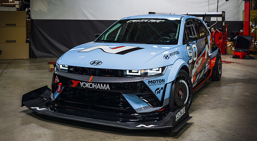 Hyundai Ioniq 5 N Pikes Peak: listo para la batalla. Foto: Evasive Motorsports