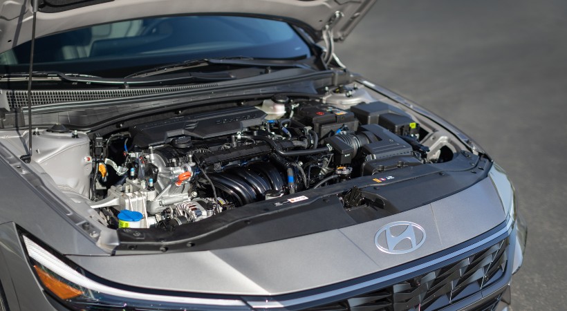 Mi modelo de prueba tenía un sistema híbrido con un motor de 1.6 litros y cuatro cilindros, capaz de entregar 139 caballos de fuerza y 195 libras por pie de torque.
Foto: Hyundai