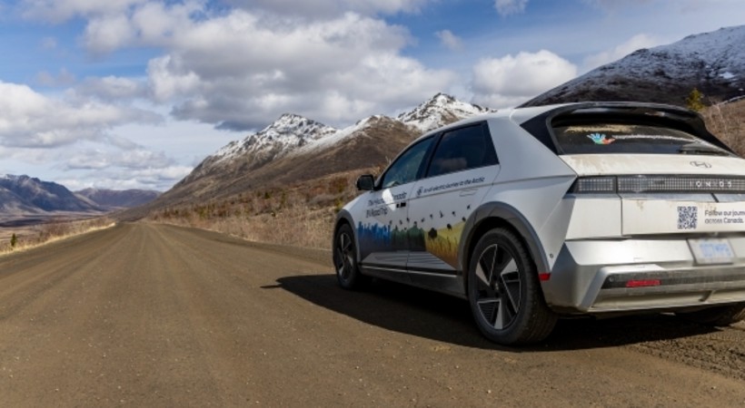 Esta travesía hacia el Océano Ártico incluyó paisajes extremos. Foto: Hyundai