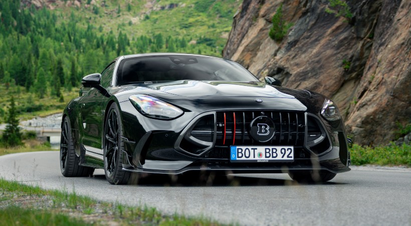 El sistema de tracción total 4Matic+ colabora con una caja de cambios deportiva de nueve marchas Speedshift MCT. Foto: Brabus