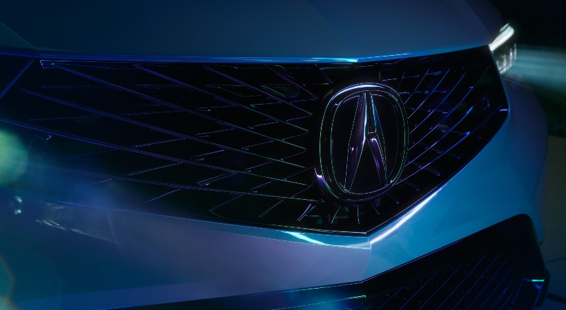 En las versiones A-Spec rojas o azules, la parrilla ahora combina con el color de la carrocería. Foto: Acura