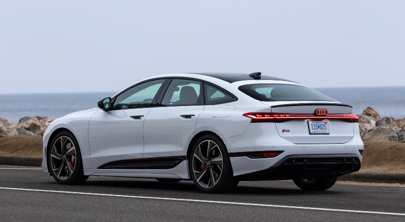 La segunda parte de la prueba de manejo fue a bordo de Audi S6 e-Tron Prestige Quattro 2025. Foto: Audi