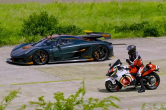 Koenigsegg Jesko vs. Suzuki Hayabusa: Una carrera que muy pocos se atrevían a imaginar