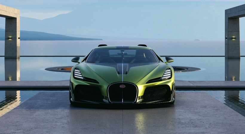 Este exclusivo hipercoche debutará públicamente esta semana en The Quail, A Motorsports Gathering. Foto: Bugatti