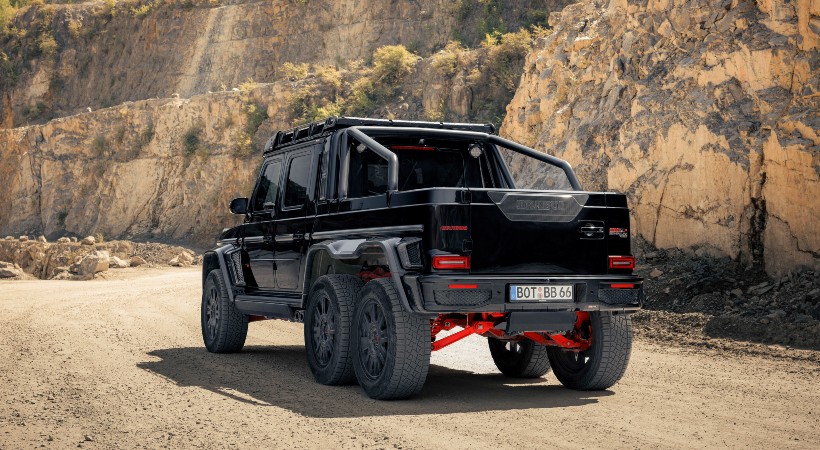 El corazón del XLP 800 es un V8 biturbo AMG de 4.0 litros. Foto: Brabus