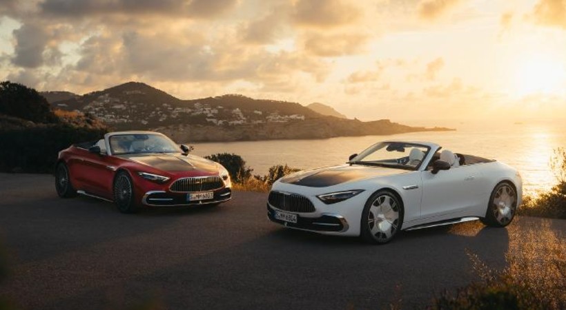 La parrilla iluminada, rines forjados de 21 pulgadas, detalles en cromo y oro rosa, junto con un techo de tela acústico con patrón Maybach, realzan su exclusividad. Foto: Mercedes-Maybach