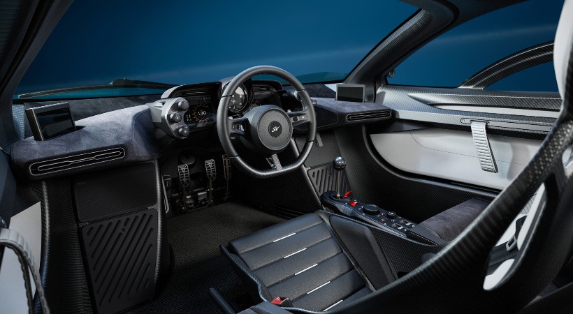 Interior del Gordon Murray LS1. Foto: Gordon Murray