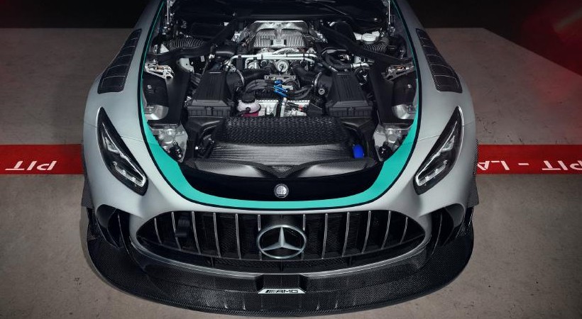 Los ingenieros pudieron exprimir sin restricciones el V8 biturbo de 4.0 litros. Foto: Mercedes-AMG