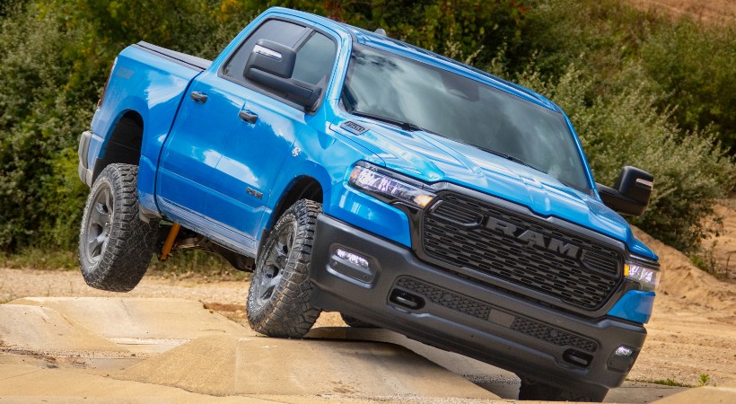 Tuvimos oportunidad de probar esta camioneta en las instalaciones de prueba de Stellantis en Michigan.Foto: Ram Trucks