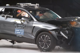 El IIHS puso a prueba siete autos eléctricos y esto fue lo que pasó