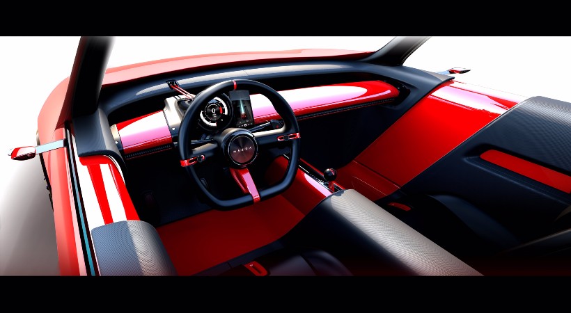 En el interior, el hatch cuenta con volante de tres radios y fondo plano con solo dos botones, frente a un velocímetro circular. Foto: Mazda