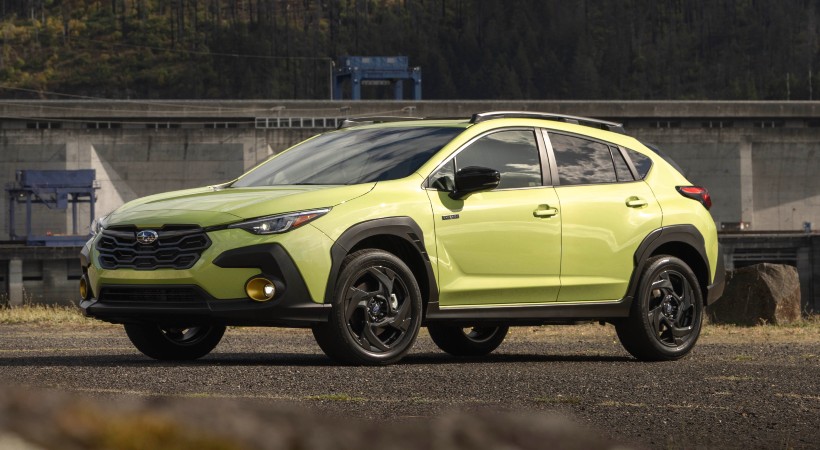 El consumo, sin embargo, no es para impresionar: 36 mpg combinadas frente a las 42 mpg del Corolla Cross Hybrid. Foto: Subaru