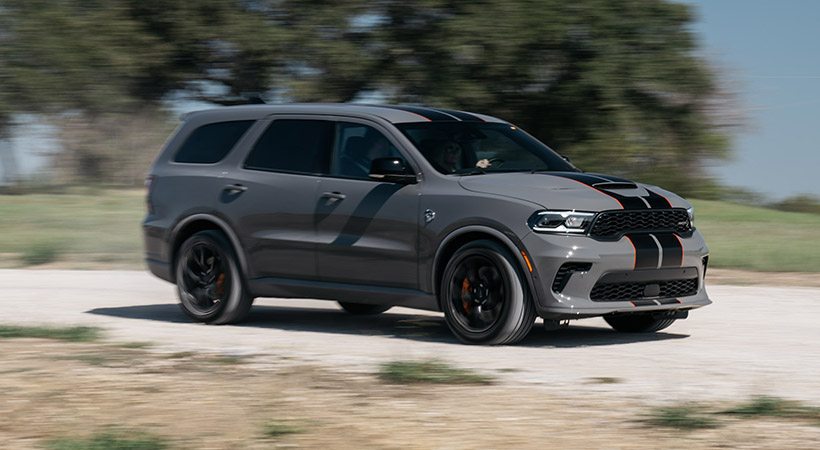 La Dodge Durango SRT puesta a prueba en el evento. Foto: Kevin McKauley