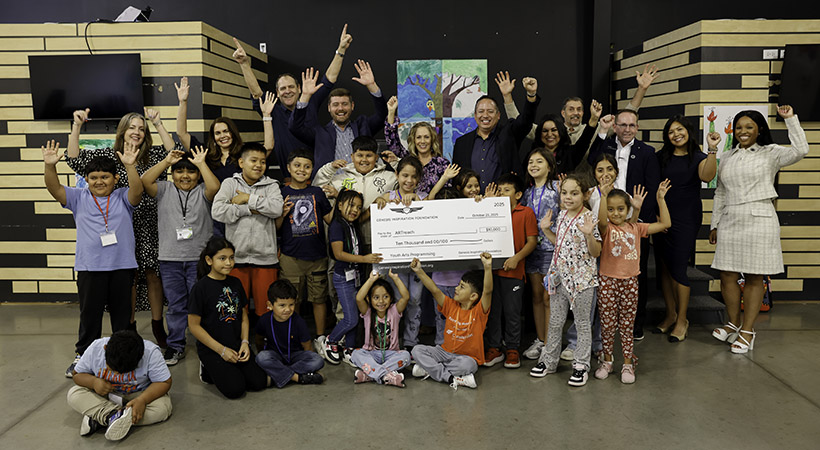 La donación a ARTReach, en Houston. Foto: Hyundai