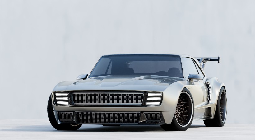 El diseño exterior transforma las líneas clásicas del Camaro. Foto: Blazin Rodz