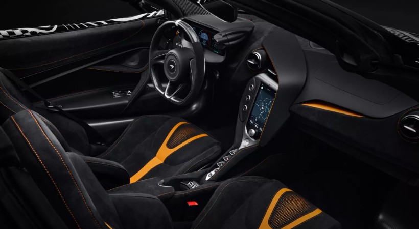 El interior también fue personalizado. Foto: McLaren