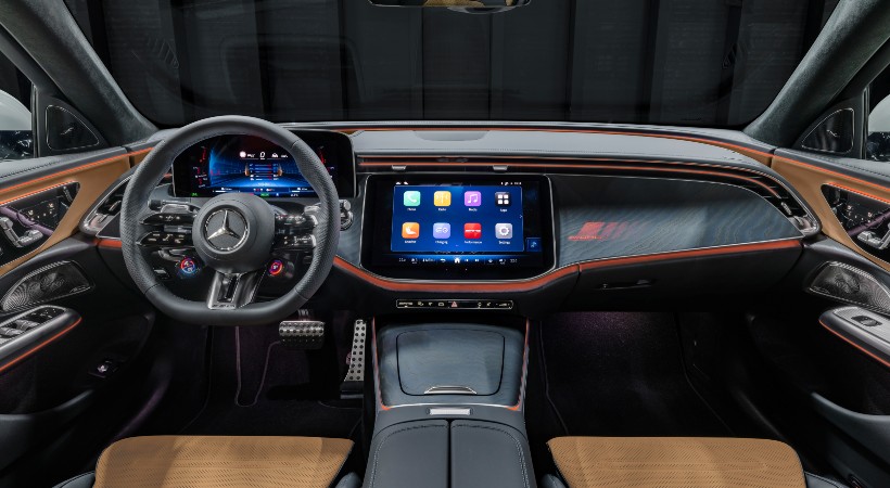 El interior es amplio y cómodo. Foto: Mercedes-AMG